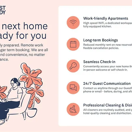 شقة Guestready - A Wonderful And Warm Retreat